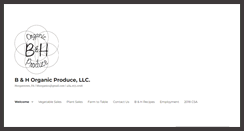 Desktop Screenshot of bhorganicproduce.com
