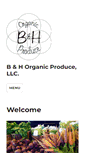 Mobile Screenshot of bhorganicproduce.com